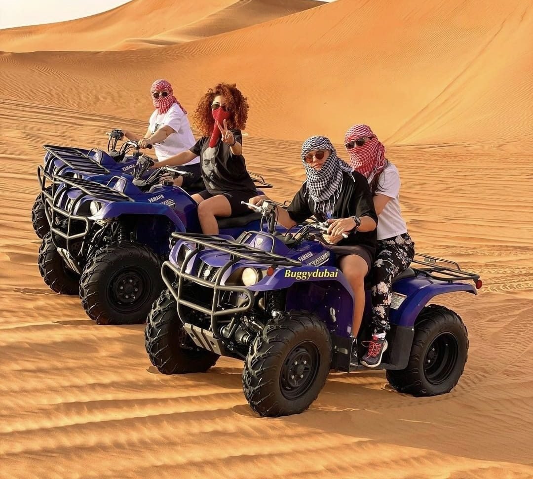 Quad Bikes couple